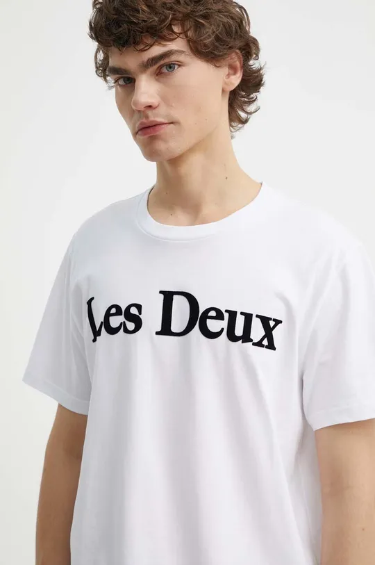 белый Хлопковая футболка Les Deux