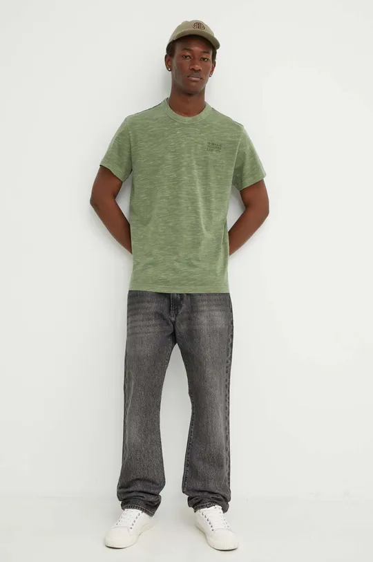 G-Star Raw t-shirt in cotone verde