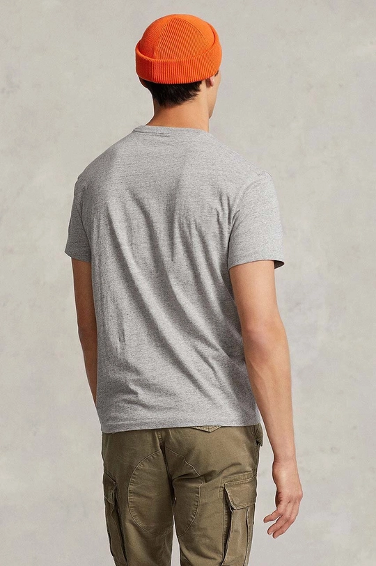 Polo Ralph Lauren t-shirt in cotone 710707095 grigio AW24