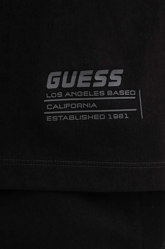 Bombažna kratka majica Guess HOZIER Moški
