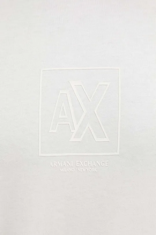 Бавовняна футболка Armani Exchange білий 6DZTLE.ZJ9JZ
