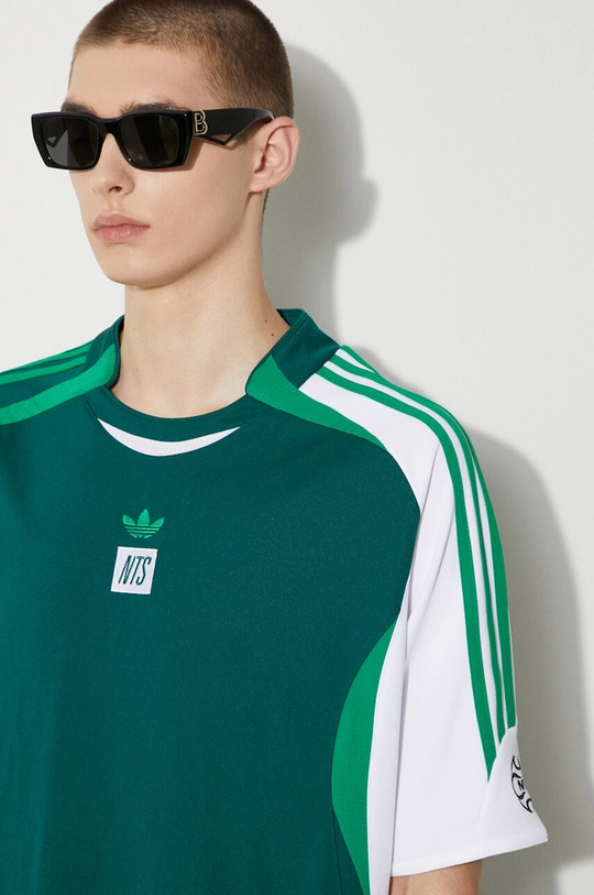 adidas Originals t-shirt adidas x NTS Radio Jersey 2 Planet friendly green JI5151