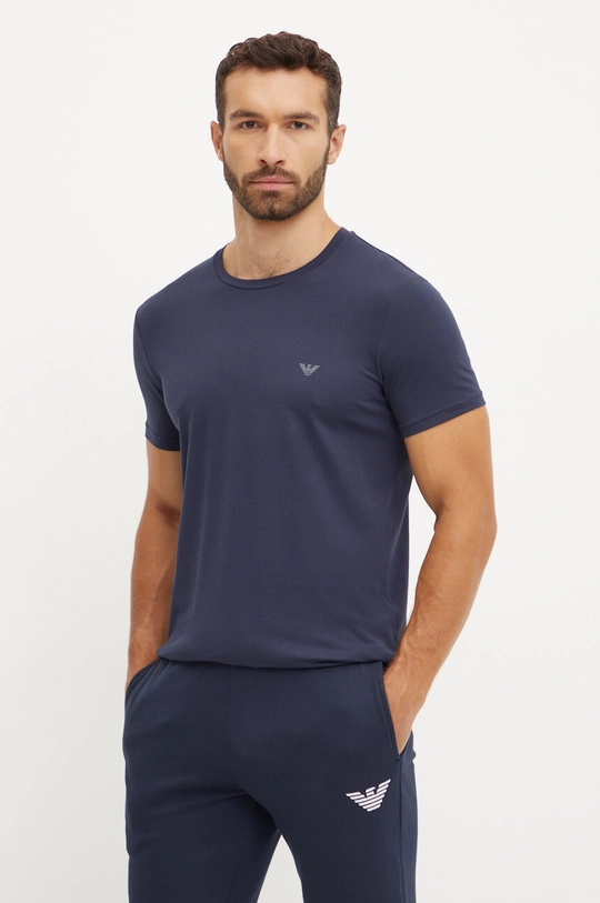 Îmbrăcăminte Emporio Armani Underwear tricou lounge 2-pack 111267.4F720 bleumarin