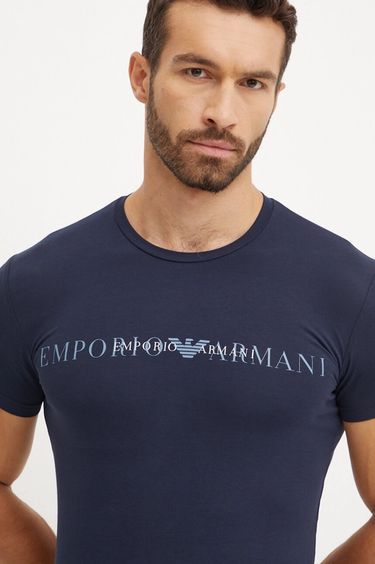 Tričko Emporio Armani Underwear námořnická modř 111035.4F729