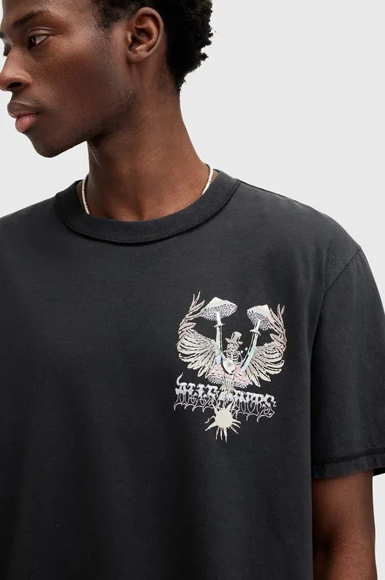 AllSaints t-shirt bawełniany STRUMMER SS czarny