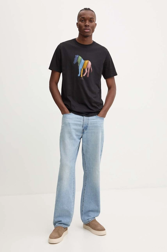 PS Paul Smith t-shirt in cotone M2R.011R.NP4806 nero AW24