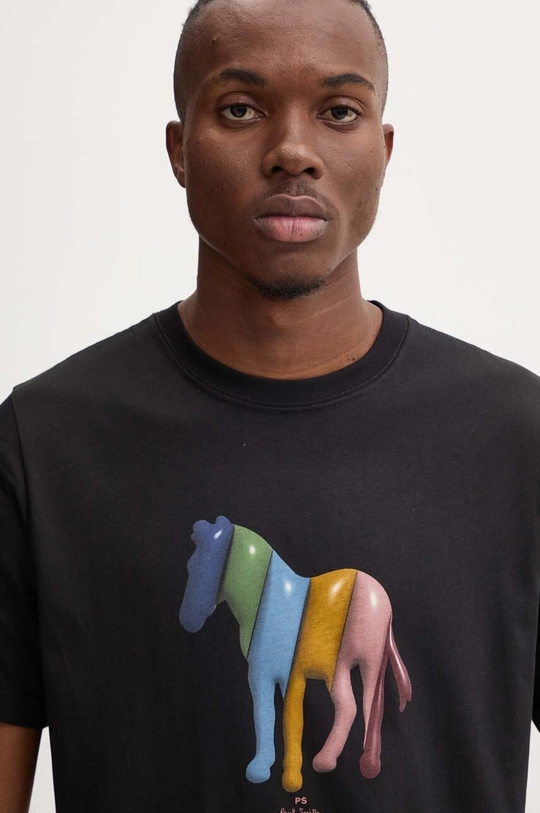 PS Paul Smith t-shirt in cotone nero M2R.011R.NP4806