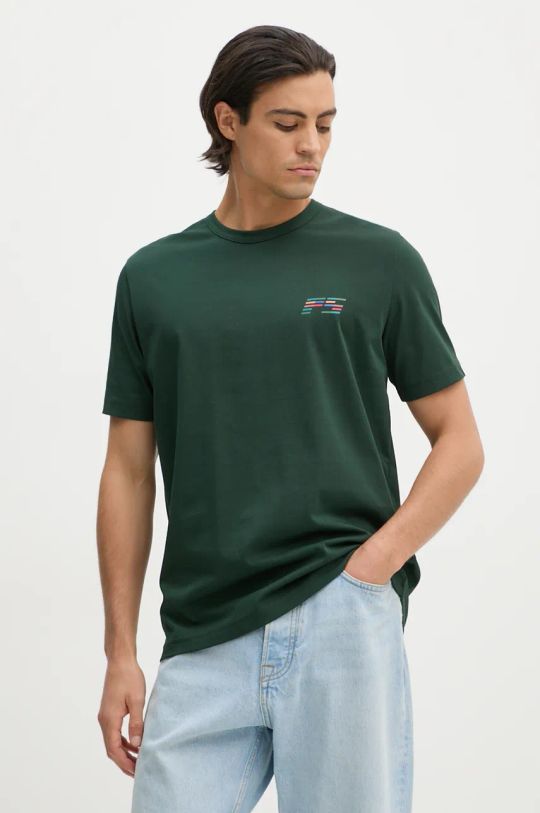 PS Paul Smith t-shirt sovrastampa verde M2R.090Z.NP4822