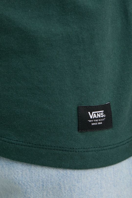 Хлопковая футболка Vans VN000G512LN1 зелёный