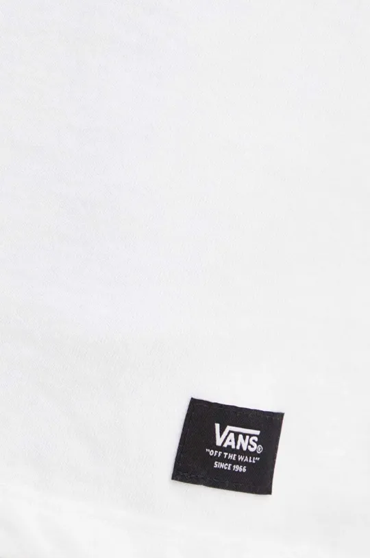 Бавовняна футболка Vans VN000G51WHT1 білий