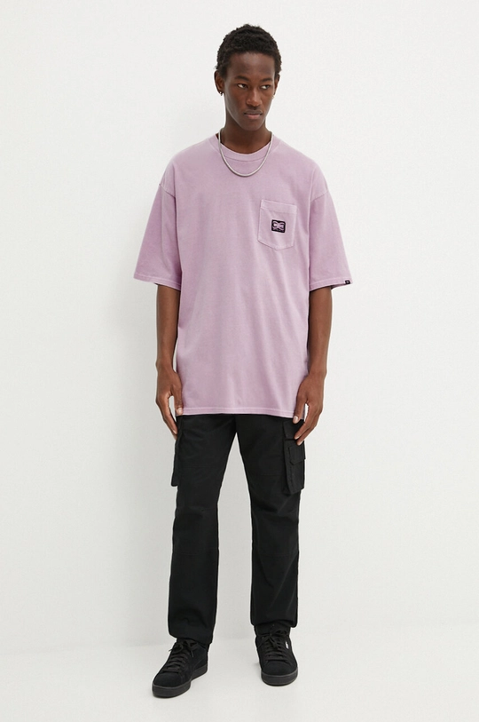 Vans t-shirt VN000HESD451 violetto AW24