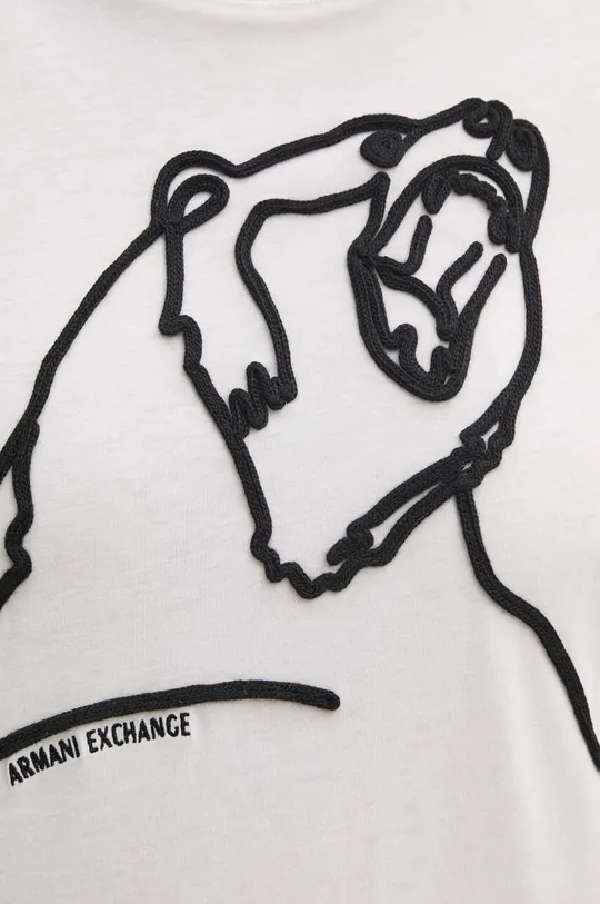 Хлопковая футболка Armani Exchange XM000044.AF10334 белый