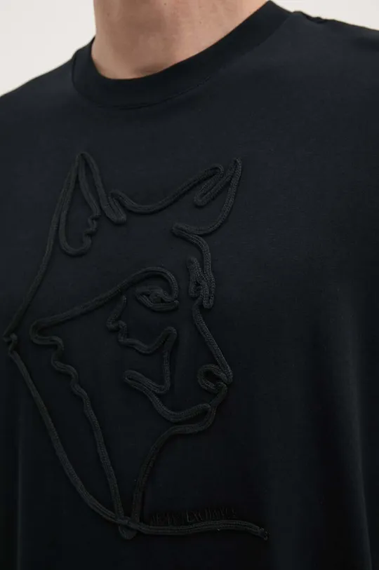 Хлопковая футболка Armani Exchange XM000044.AF10334 чёрный
