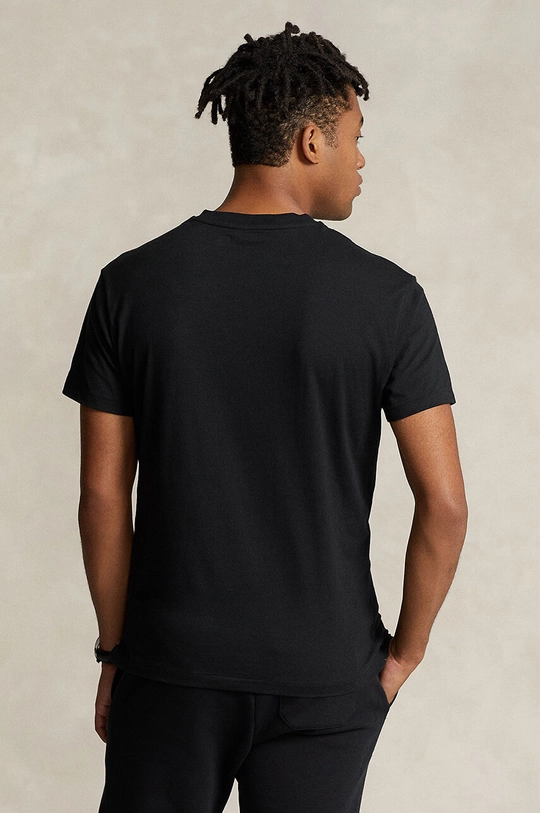 Polo Ralph Lauren t-shirt in cotone 710708261 nero AW24