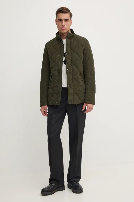 Βαμβακερό μπλουζάκι Barbour MTS1331 μπεζ AW24