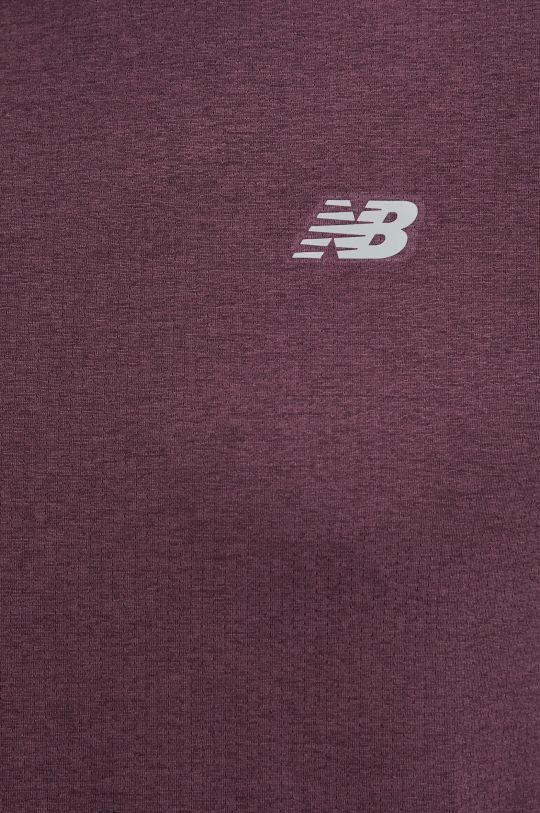 New Balance t-shirt treningowy Athletics MT41253PLN fioletowy