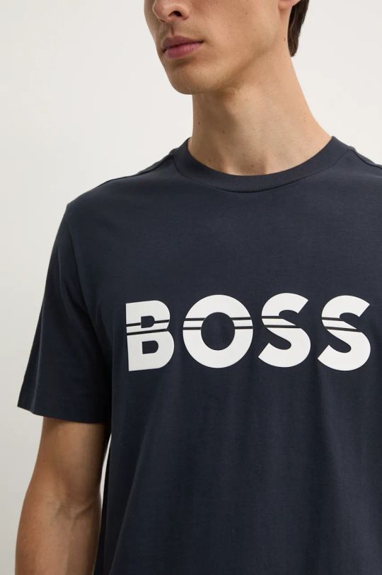 Boss Green t-shirt bawełniany 50525208 granatowy