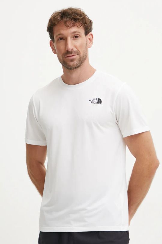 The North Face tricou sport 24/7 uni alb NF0A894BFN41