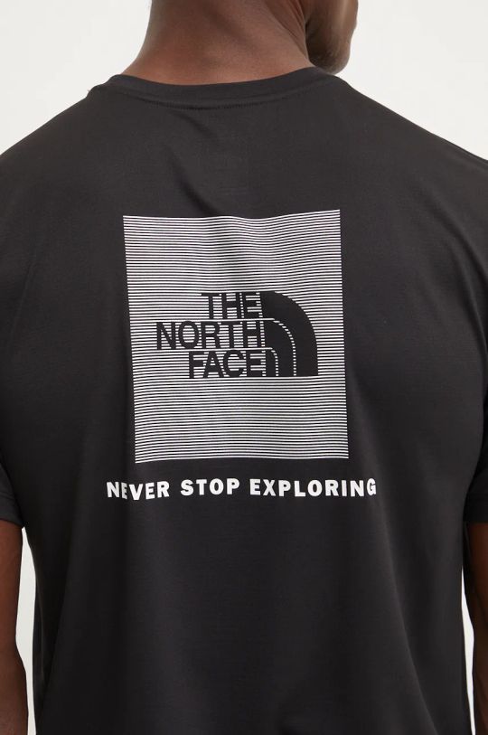 The North Face tricou sport 24/7 Redbox NF0A895MJK31 negru