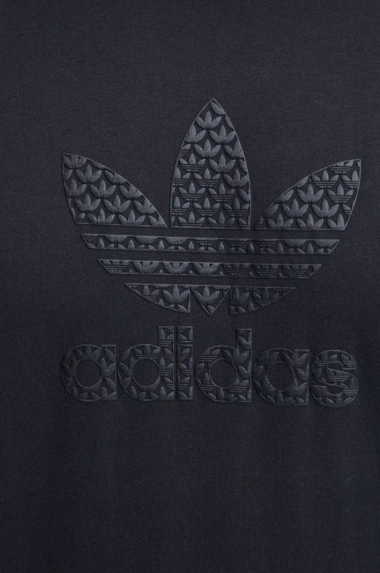 Βαμβακερό μπλουζάκι adidas Originals IZ2527 μαύρο