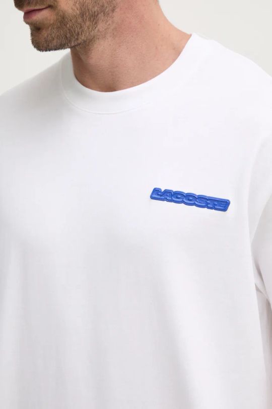 Lacoste t-shirt bawełniany TH4148 biały