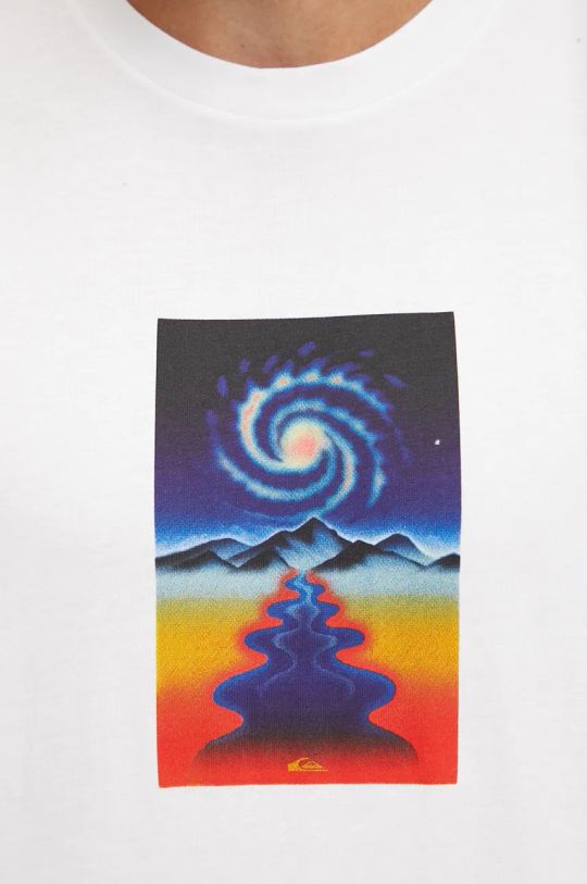 Quiksilver t-shirt Cosmic Vibration EQYZT07920 bianco