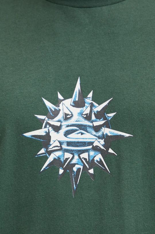 Quiksilver tricou din bumbac Spike Ball Mer AQYZT09918 verde