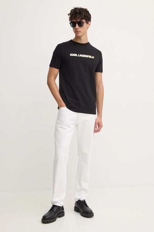 Karl Lagerfeld tricou 544242.755065 negru AW24