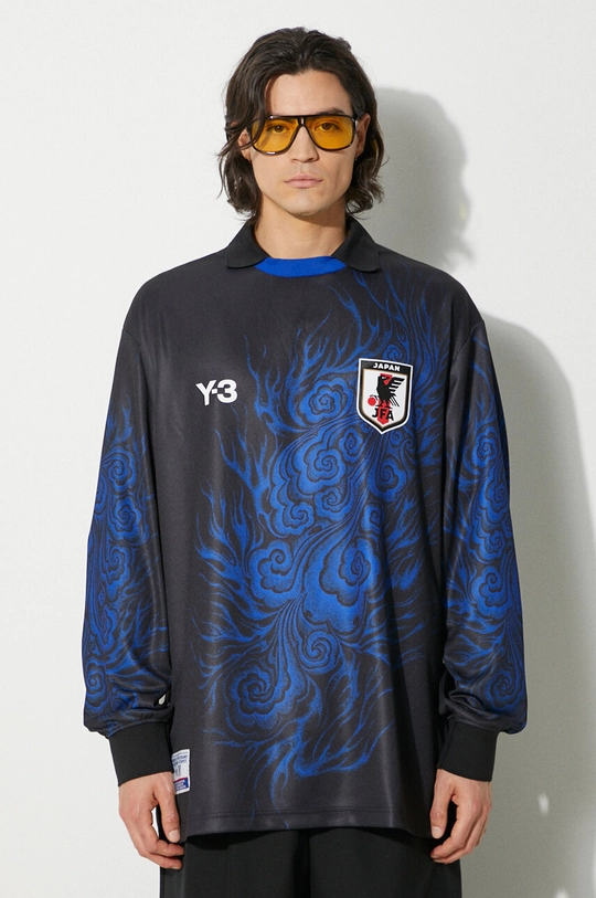 Y-3 camicia a maniche lunghe JFA Long Sleeve Tee rilassato nero JC7571