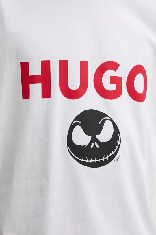 HUGO t-shirt bawełniany 50537986 biały