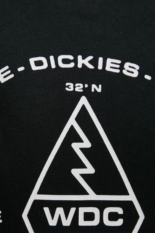 Βαμβακερό μπλουζάκι Dickies INDUSTRIAL DK0A863B μαύρο