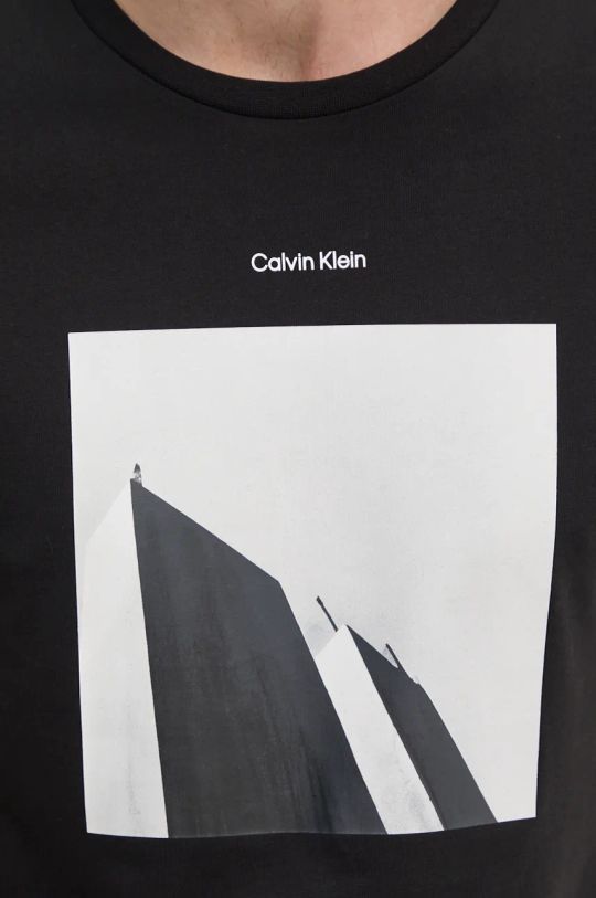 Calvin Klein t-shirt in cotone K10K113597 nero