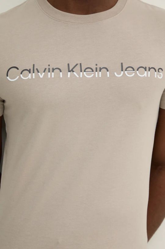 Calvin Klein Jeans tricou din bumbac J30J325676 gri