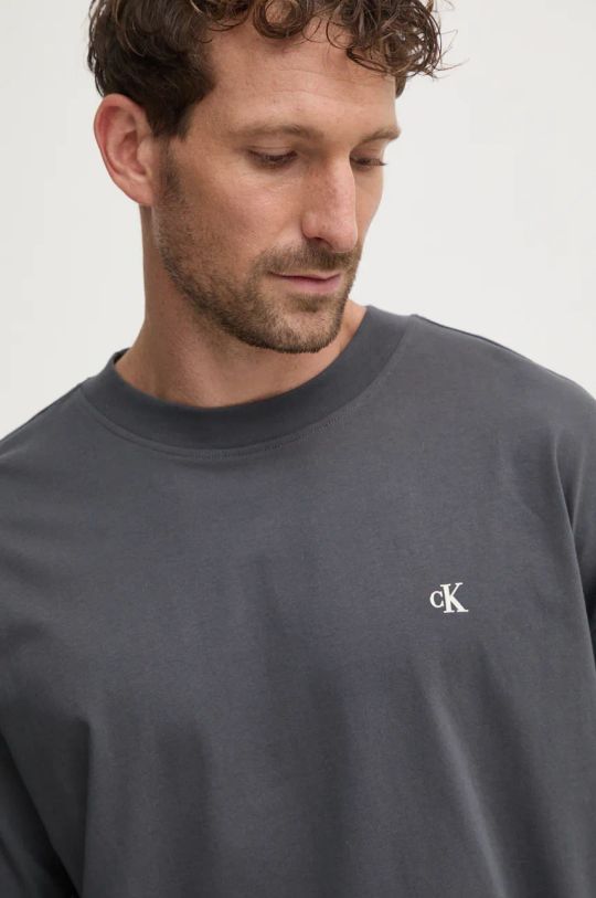 Calvin Klein Jeans t-shirt in cotone grigio J30J327317