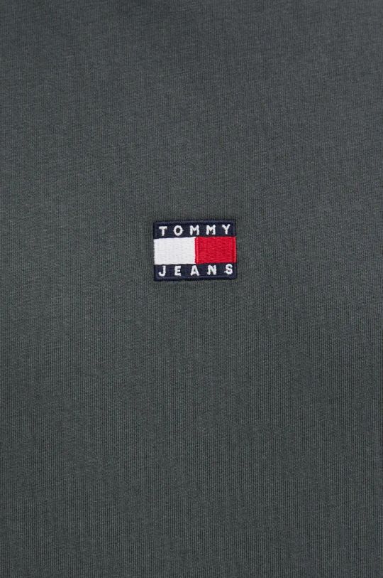 Βαμβακερό μπλουζάκι Tommy Jeans DM0DM19737 γκρί