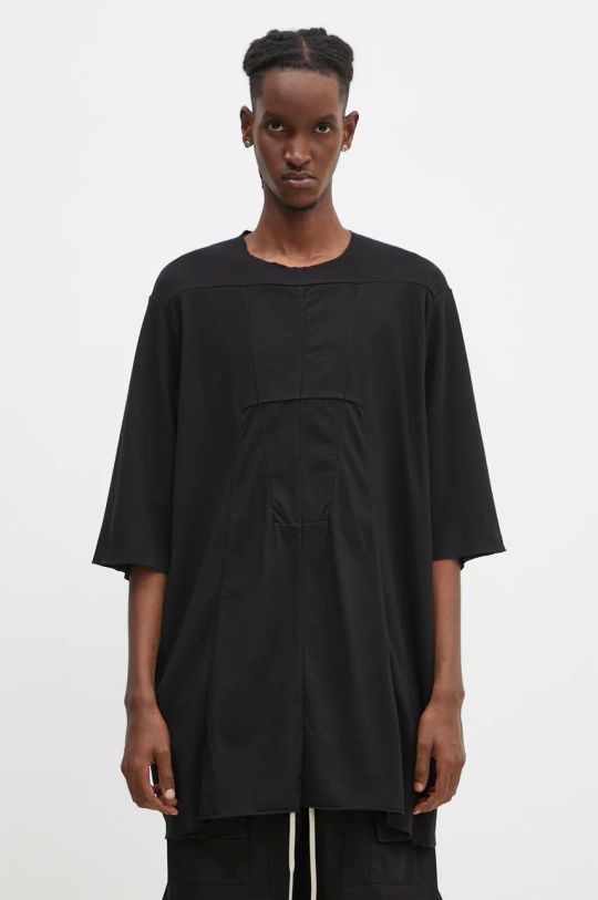 Rick Owens tricou din bumbac Luxor T uni negru DU02D2251.RNP