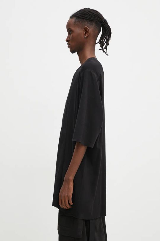 Хлопковая футболка Rick Owens Luxor T DU02D2251.RNP чёрный AW24