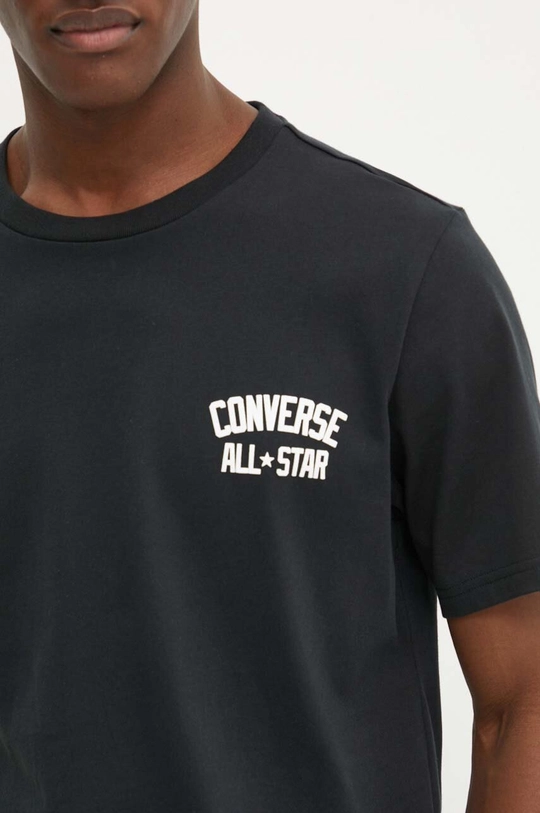 Converse t-shirt in cotone 10027107.A01 nero