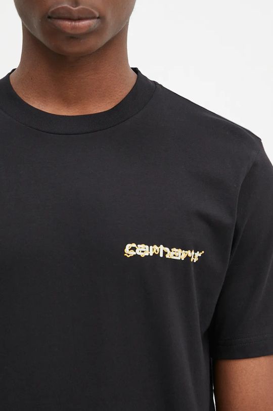 Βαμβακερό μπλουζάκι Carhartt WIP S/S Noodle Soup μαύρο I033971.89XX