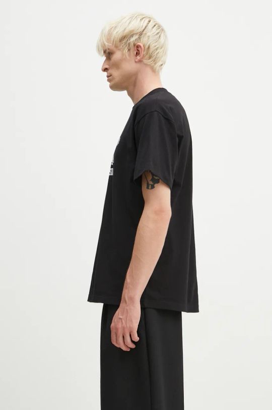 Bavlněné tričko Carhartt WIP S/S Basics I033989.0D2XX černá AW24