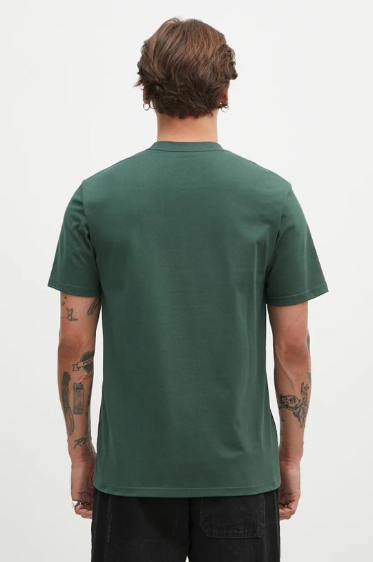 Odzież Carhartt WIP t-shirt bawełniany S/S University I034851.2DSXX zielony