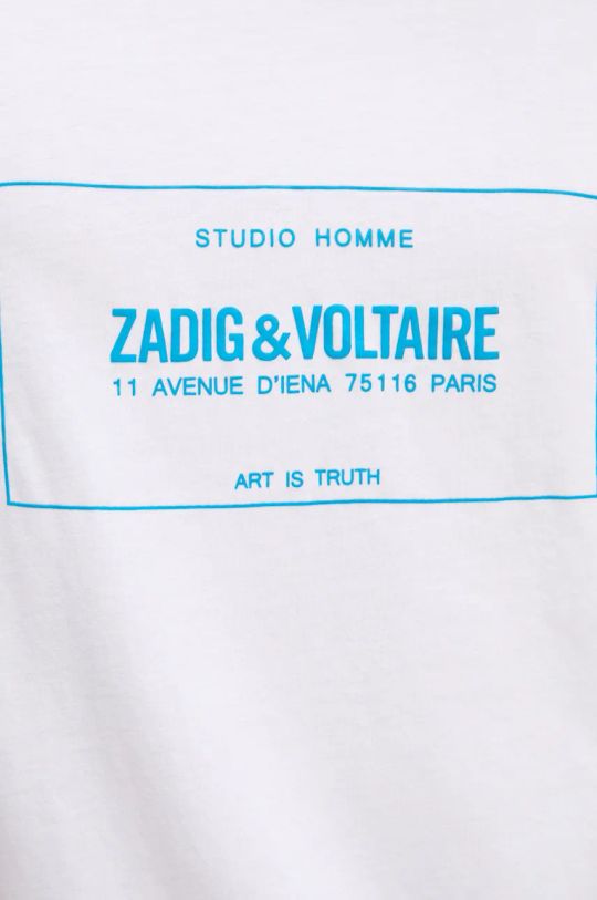 ZADIG&VOLTAIRE tricou din bumbac JMTS00664 alb