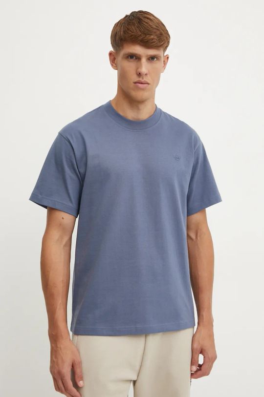 adidas Originals t-shirt in cotone semplice blu IY2256