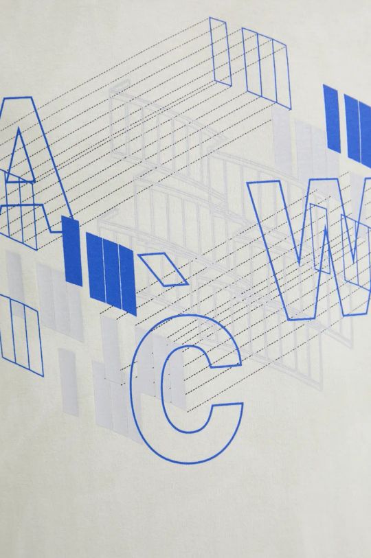 A-COLD-WALL* tricou din bumbac Schematic ACWMTS198 bej