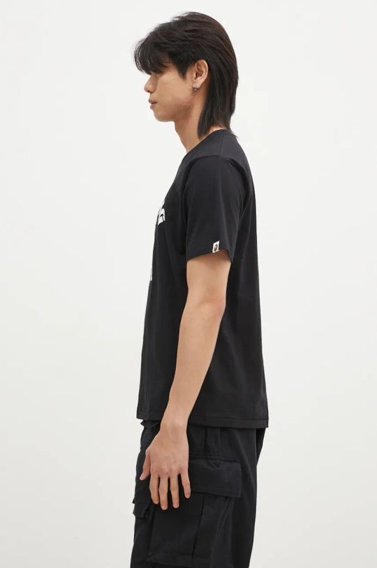 A Bathing Ape t-shirt in cotone COLLEGE TEE 1K80110001 nero AW24