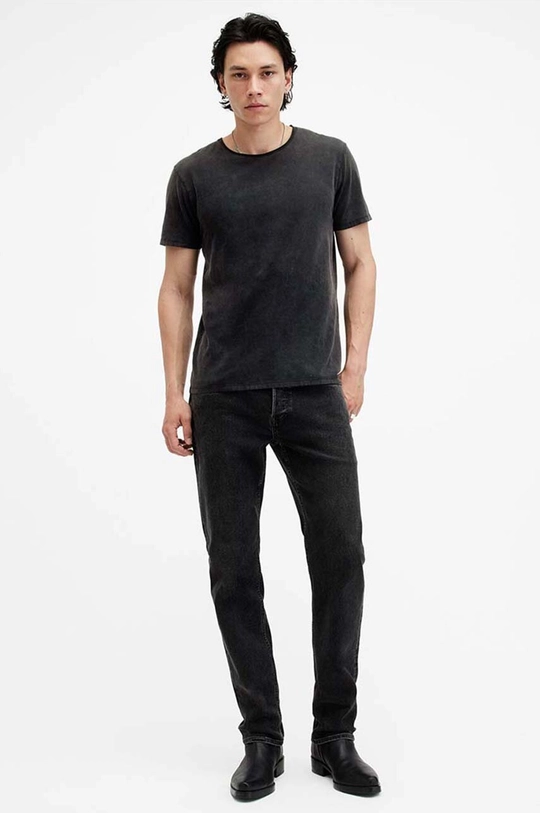 AllSaints tricou din bumbac BODEGA SS CREW M026JB negru