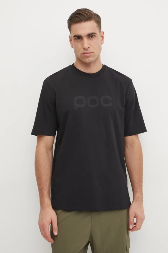 POC t-shirt bawełniany czarny 61650