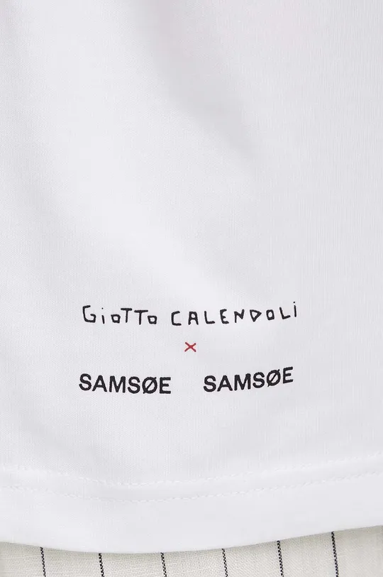 Bombažna kratka majica Samsoe Samsoe SAGIOTTO Unisex