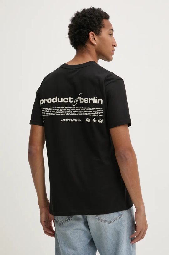 Îmbrăcăminte Vertere Berlin tricou din bumbac VER.T252 negru