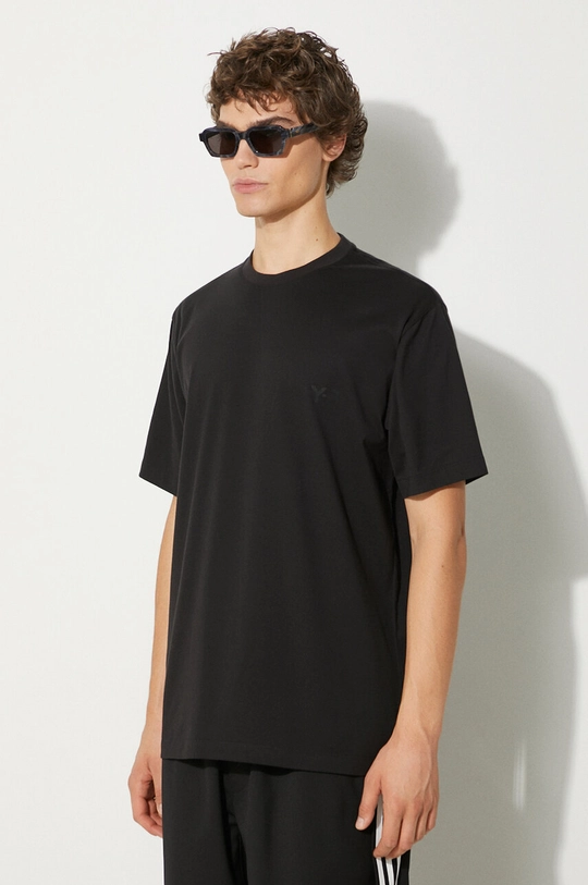 Y-3 t-shirt bawełniany Graphic Tee czarny IW2472